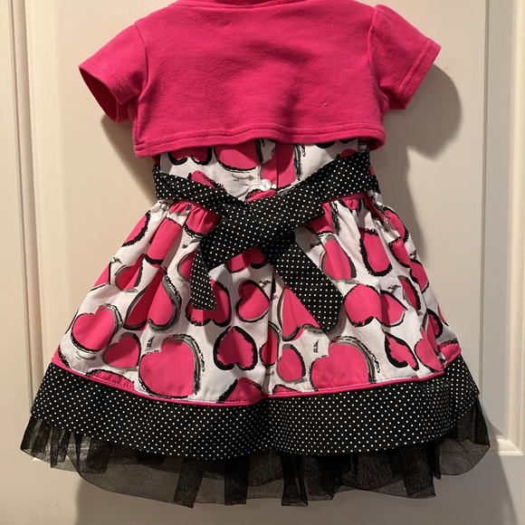 NWOT Sugah & Honey Size 18 Mo. Dress w/ Matching Bolero Jacket & Diaper Cover - Picture 3 of 6